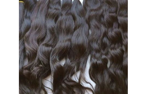 Indické panenské vlasové pramene 40 - 45cm