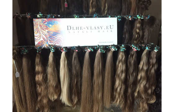 Európske panenské vlasové pramene 30-35cm